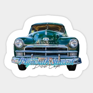 1950 Plymouth Special Deluxe Coupe Sticker